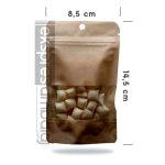 Dar Pencereli Kraft Kilitli Doypack 8,5x14,5 - Görsel 2